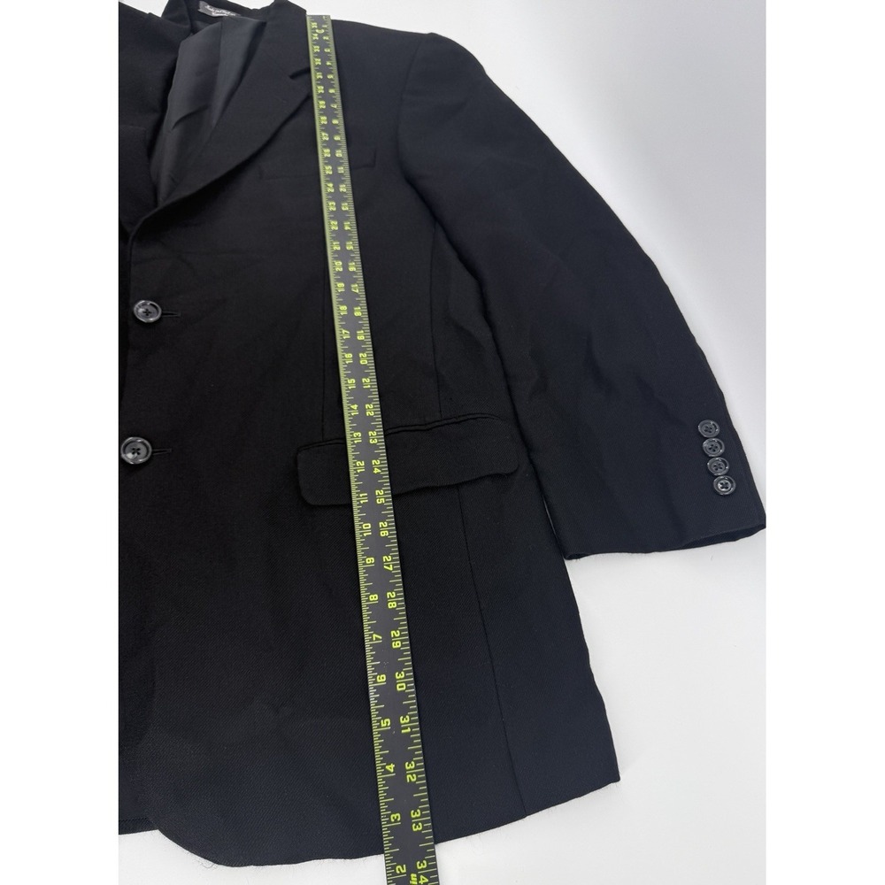 Arnold Brant Loro Piana Cashmere Cloud Solid Black Three Button Blazer 40L - Picture 8 of 9